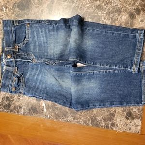 Dark Blue Straight Leg Jeans